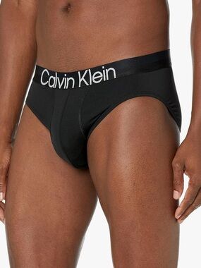 🆒 Calvin Klein Black Micro Hip Brief with Logo Waistband